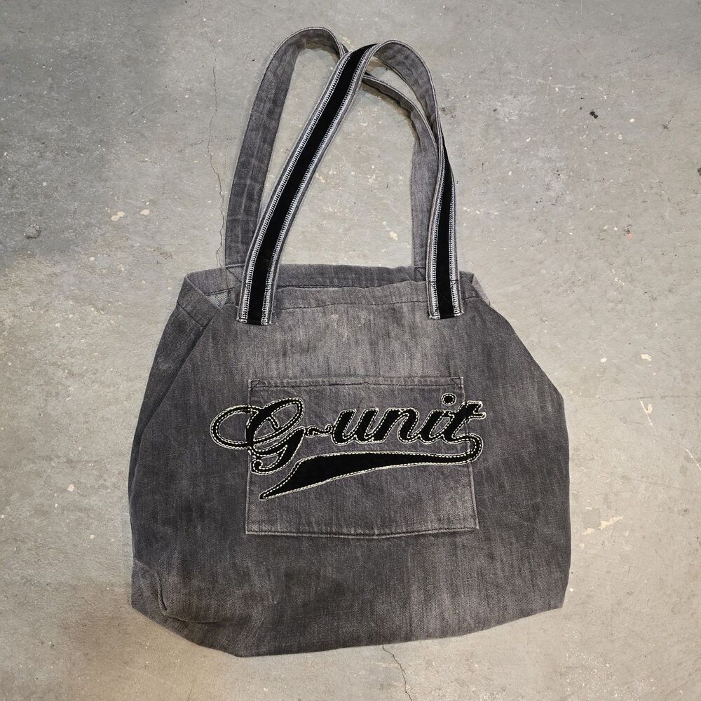 Vintage G-Unit Black Denim Tote Bag